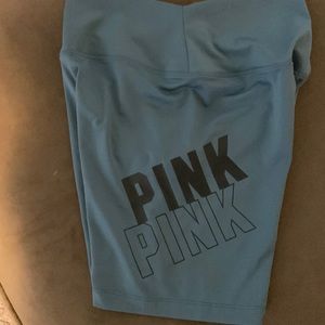Grey/teal bike shorts